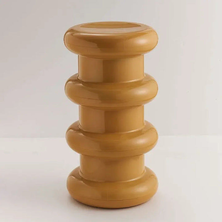 Compact Scandinavian Side Table and Stool – Multifunctional Plastic Design for Bedroom and Living Room 19