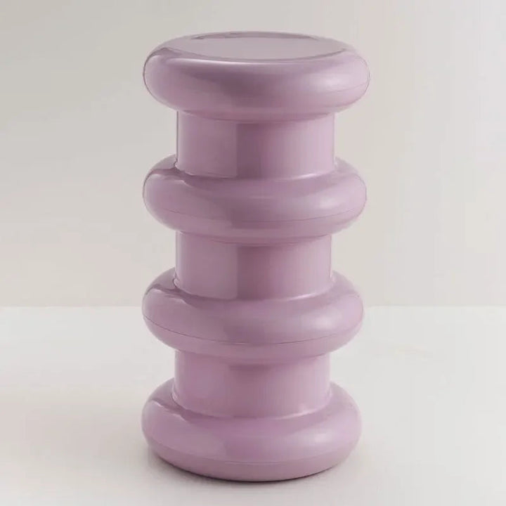 Compact Scandinavian Side Table and Stool – Multifunctional Plastic Design for Bedroom and Living Room 23