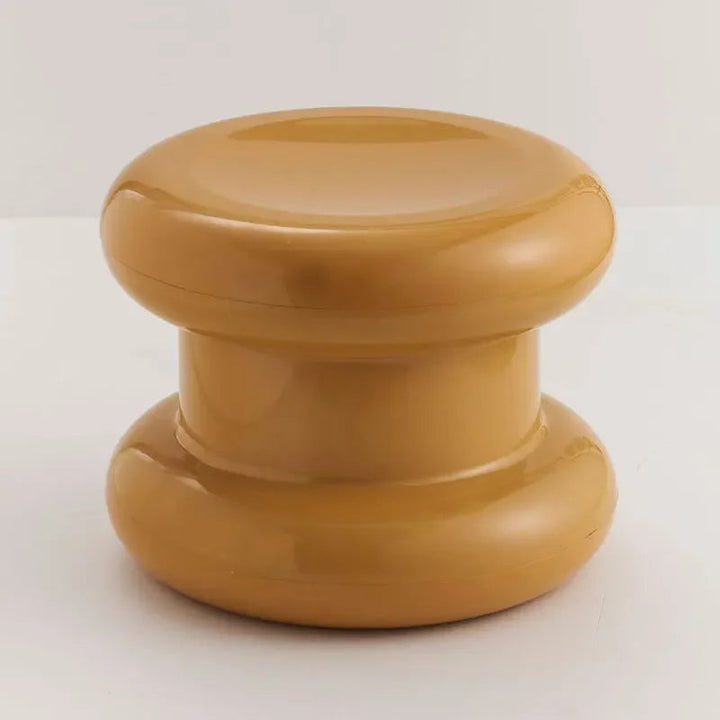 Compact Scandinavian Side Table and Stool – Multifunctional Plastic Design for Bedroom and Living Room 8