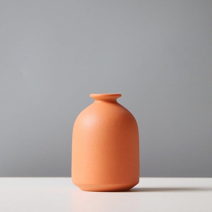Contemporary Ceramic Vase with Matte Finish – Handmade Pottery for Modern Decor 0