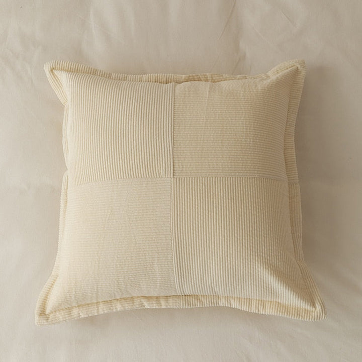 Contrast Twill Solid Pillow Cover – Elegant Polyester Cotton Cushion Cover in 8 Colors 0