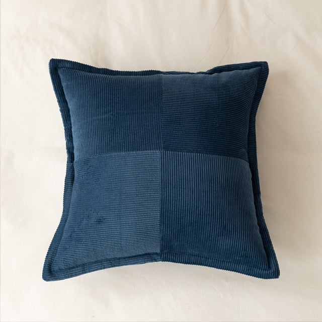 Contrast Twill Solid Pillow Cover – Elegant Polyester Cotton Cushion Cover in 8 Colors 11