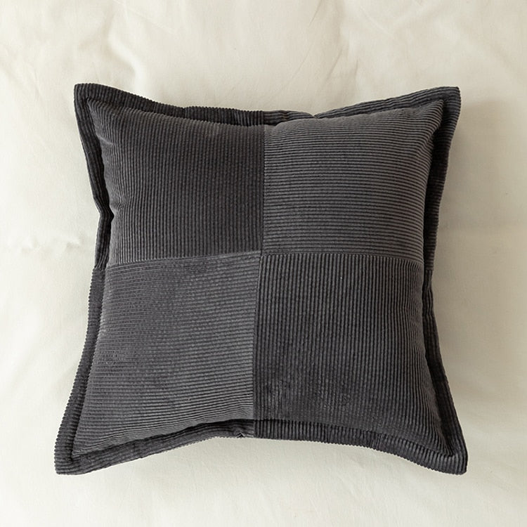 Contrast Twill Solid Pillow Cover – Elegant Polyester Cotton Cushion Cover in 8 Colors 15