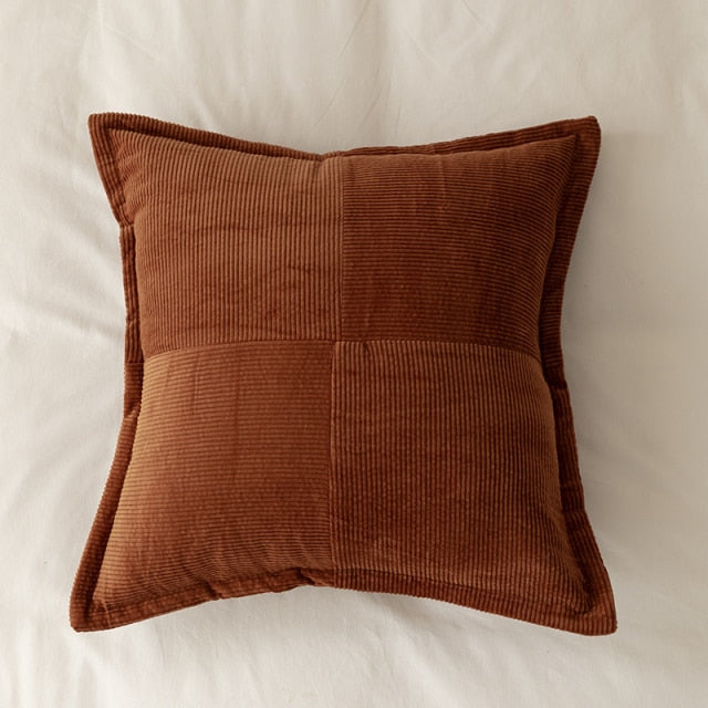 Contrast Twill Solid Pillow Cover – Elegant Polyester Cotton Cushion Cover in 8 Colors 9