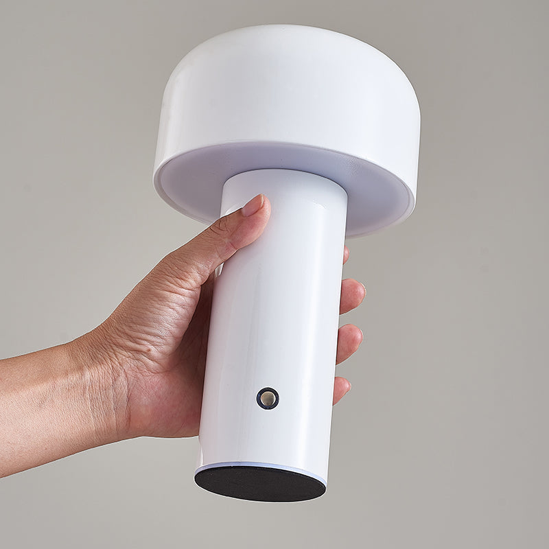 Cordless LED Table Lamp – Portable Touch Control Mushroom Design with Dimmable Light for Home and Office 0