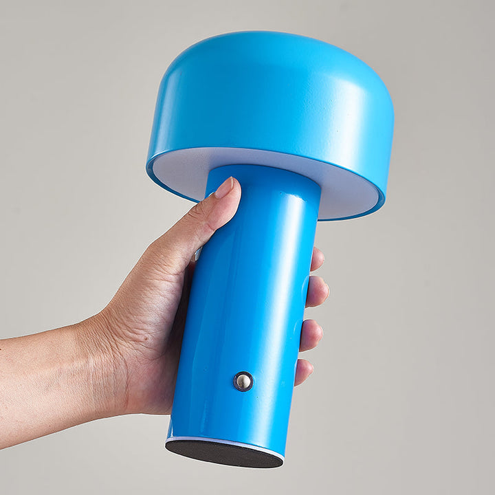 Cordless LED Table Lamp – Portable Touch Control Mushroom Design with Dimmable Light for Home and Office 13