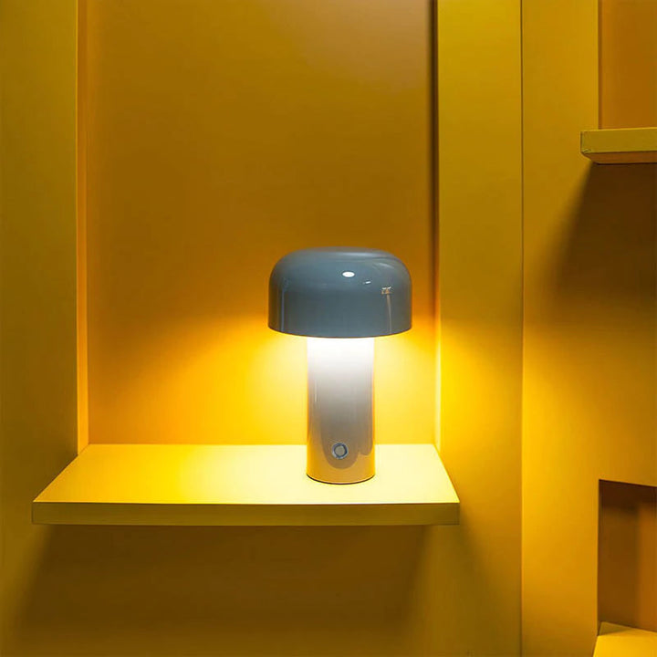 Cordless LED Table Lamp – Portable Touch Control Mushroom Design with Dimmable Light for Home and Office 5