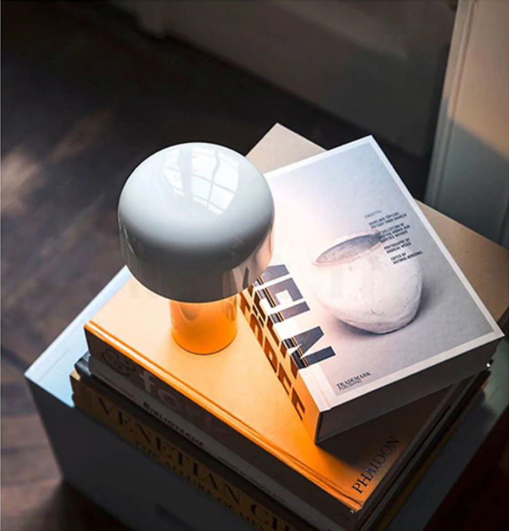Cordless LED Table Lamp – Portable Touch Control Mushroom Design with Dimmable Light for Home and Office 6