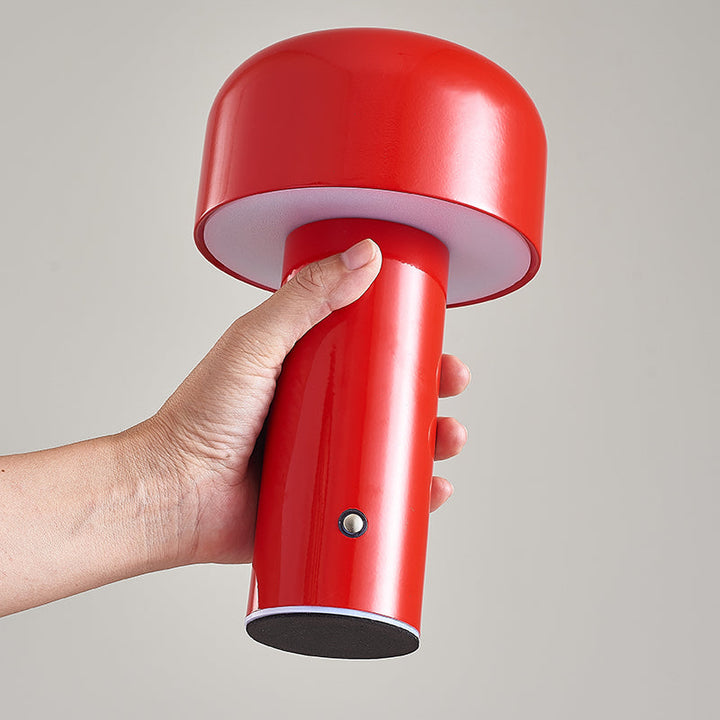 Cordless LED Table Lamp – Portable Touch Control Mushroom Design with Dimmable Light for Home and Office 9