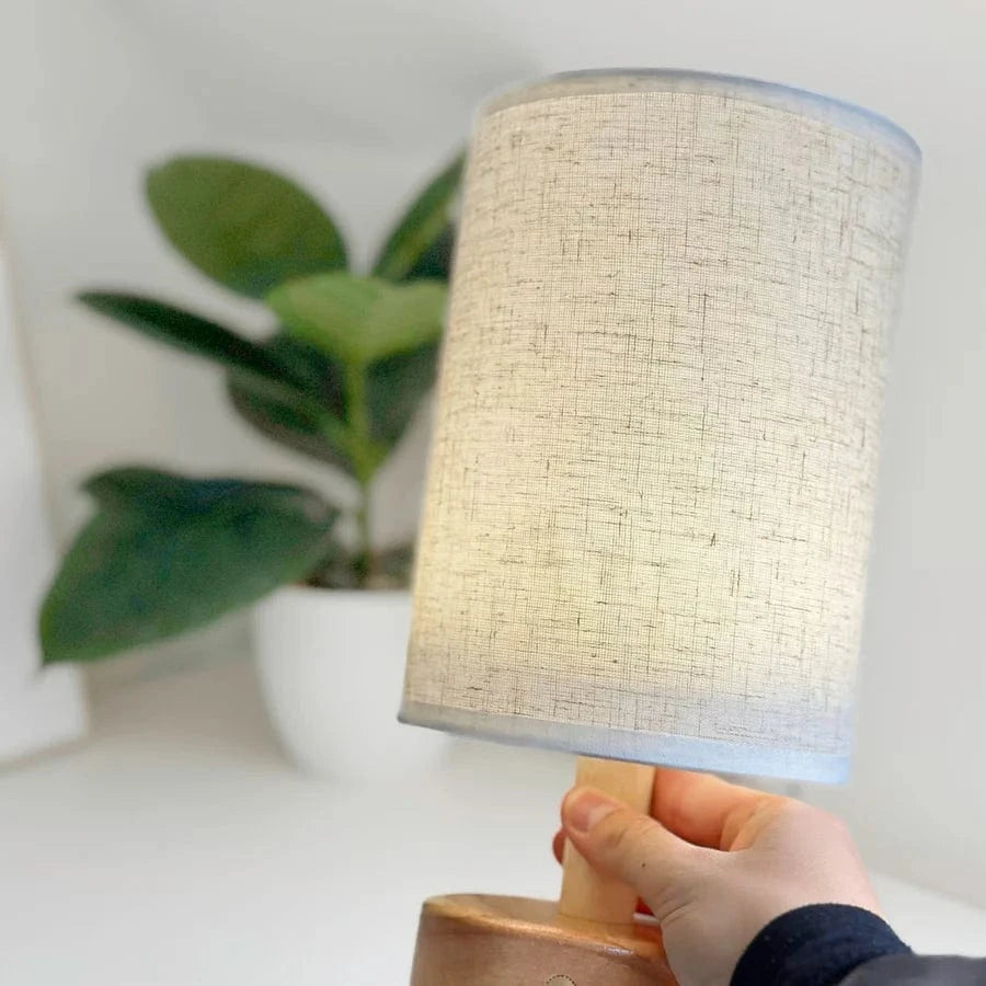 Cordless Scandinavian Table Lamp with Adjustable Brightness – USB Rechargeable Minimalist Design for Living Room and Bedroom 2