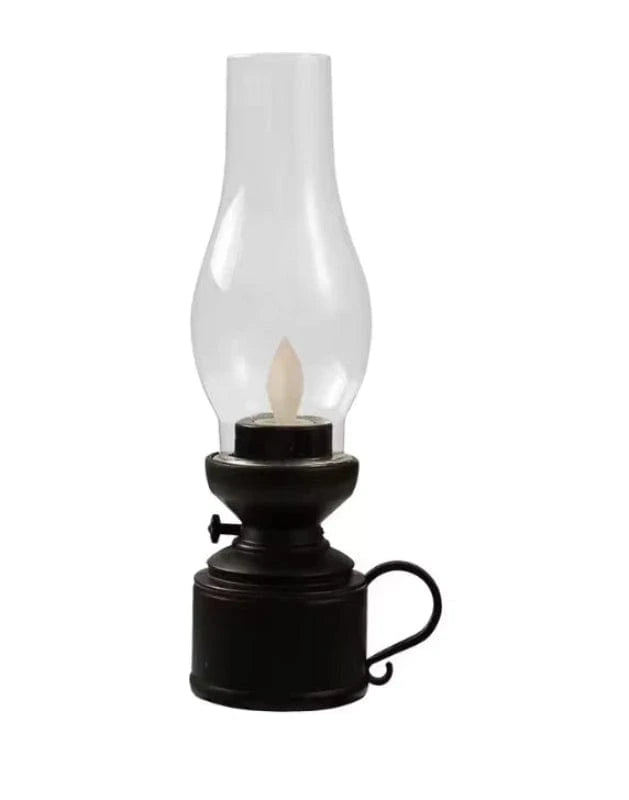 Cordless Vintage LED Oil Lamp – Warm Ambient Lighting for Elegant Home Decor, Portable Retro Design 7