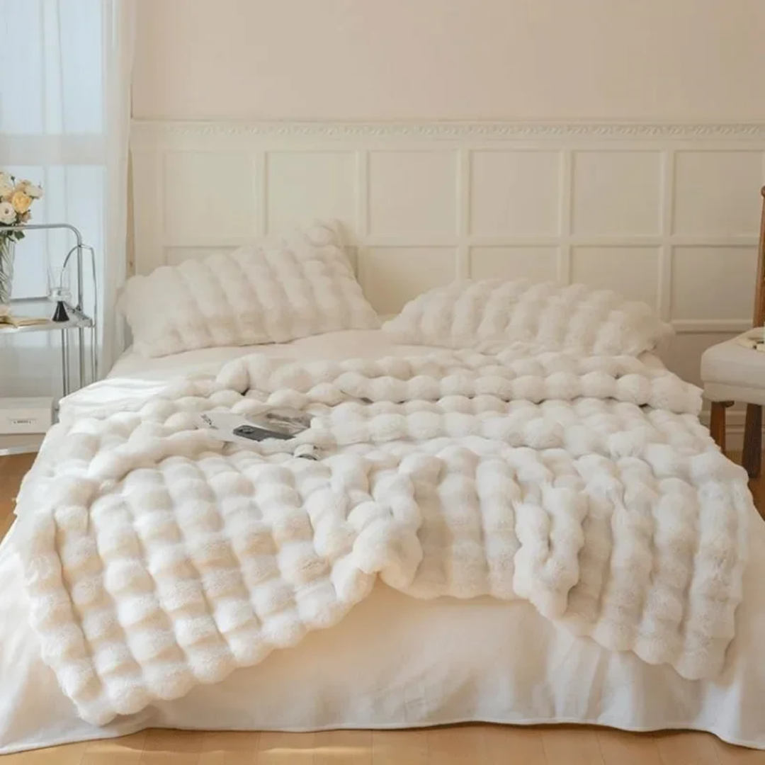 Cozy Plaid Blanket with Sleeves – Soft, Warm, Perfect for Sofa and Bed 1