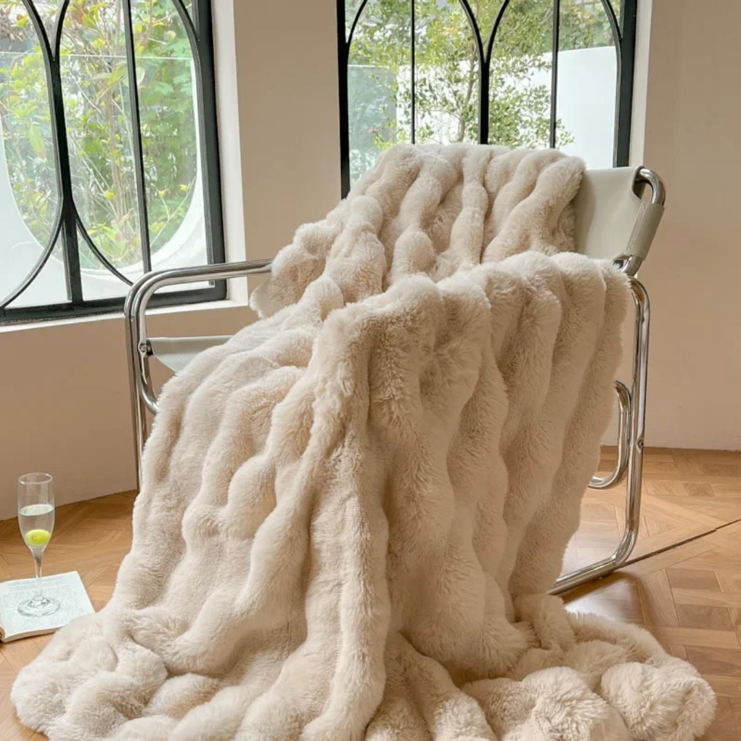 Cozy Plaid Blanket with Sleeves – Soft, Warm, Perfect for Sofa and Bed 4