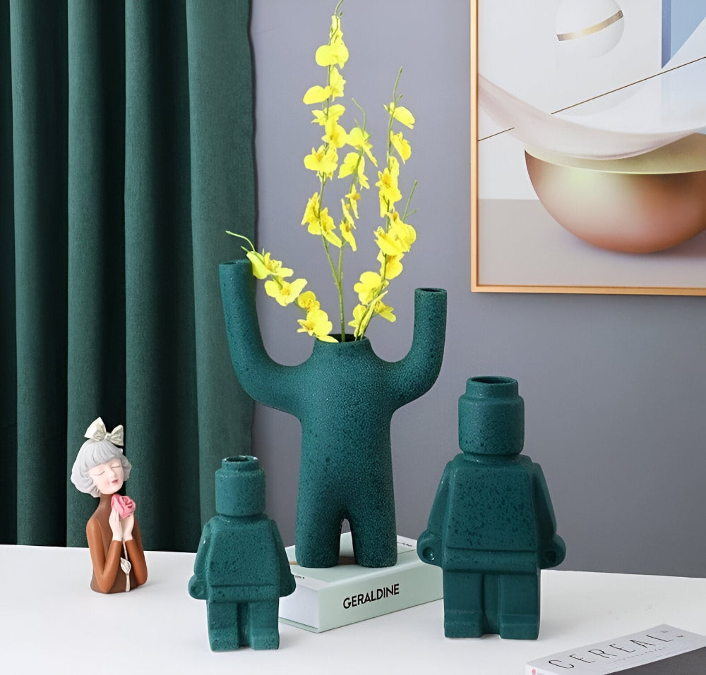 Creative Robot Plant Pot – Versatile Decorative Planter in Playful Design 3