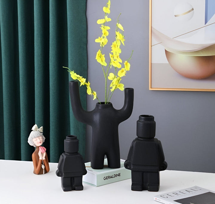 Creative Robot Plant Pot – Versatile Decorative Planter in Playful Design 5