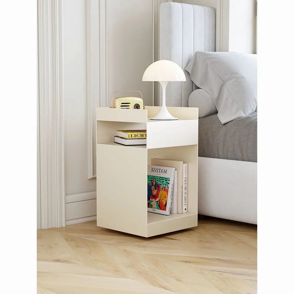Danish Origami Style Metal Side Table – Minimalist Sculptural Design 1