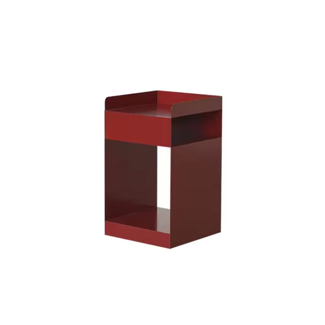 Danish Origami Style Metal Side Table – Minimalist Sculptural Design 7