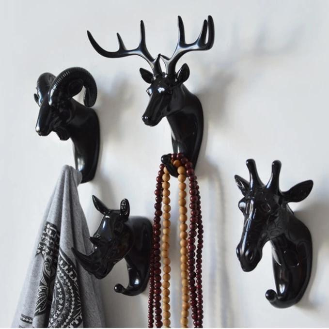Decorative Animal Wall Hooks – Unique Resin Hooks for Stylish Organization 7
