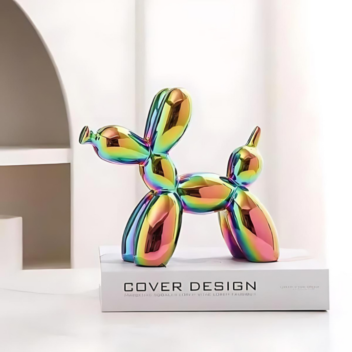 Decorative Ceramic Balloon Dog Figurine – Modern Art Sculpture for Home or Office, Playful Design, 18x22 cm, Available in Multiple Colors 5