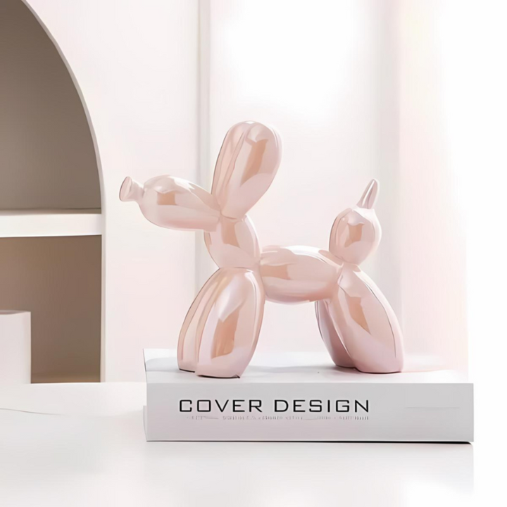 Decorative Ceramic Balloon Dog Figurine – Modern Art Sculpture for Home or Office, Playful Design, 18x22 cm, Available in Multiple Colors 6