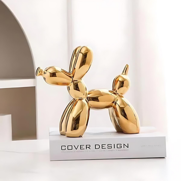Decorative Ceramic Balloon Dog Figurine – Modern Art Sculpture for Home or Office, Playful Design, 18x22 cm, Available in Multiple Colors 7