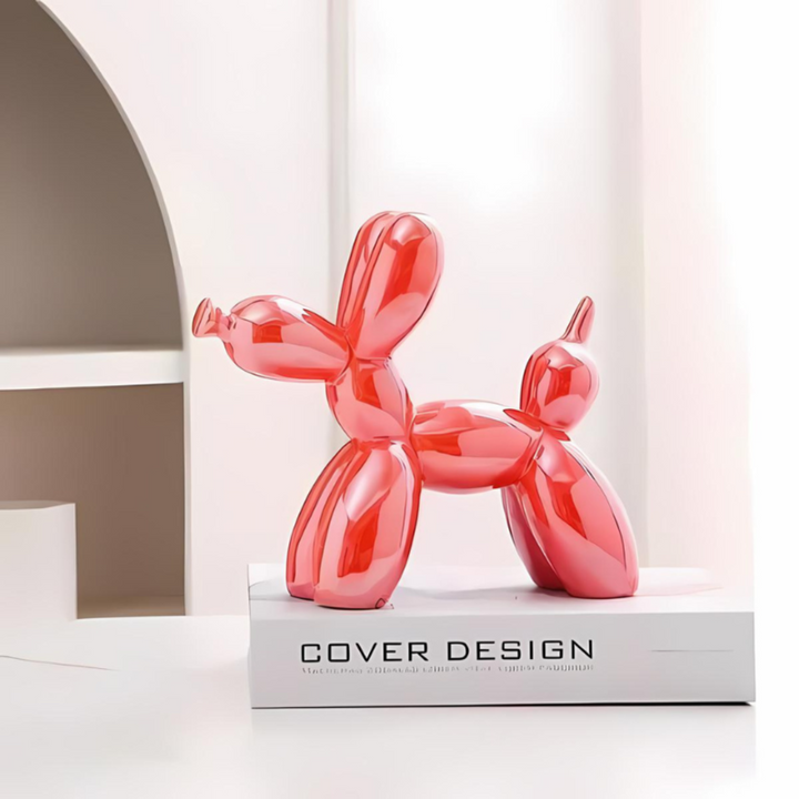 Decorative Ceramic Balloon Dog Figurine – Modern Art Sculpture for Home or Office, Playful Design, 18x22 cm, Available in Multiple Colors 9