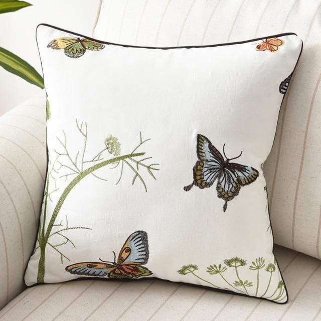 Decorative Cushion Cover with Traditional Embroidery – Country Style 45x45 cm 10