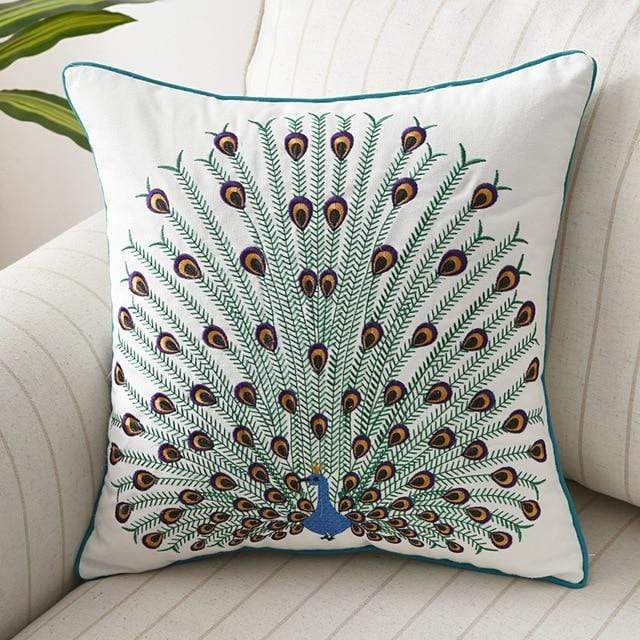 Decorative Cushion Cover with Traditional Embroidery – Country Style 45x45 cm 11
