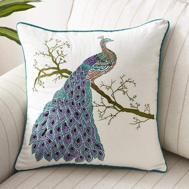 Decorative Cushion Cover with Traditional Embroidery – Country Style 45x45 cm 14