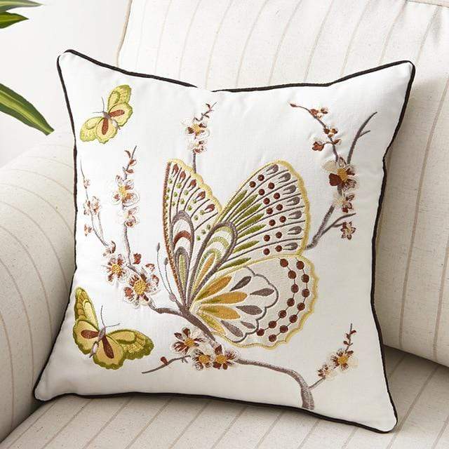Decorative Cushion Cover with Traditional Embroidery – Country Style 45x45 cm 9
