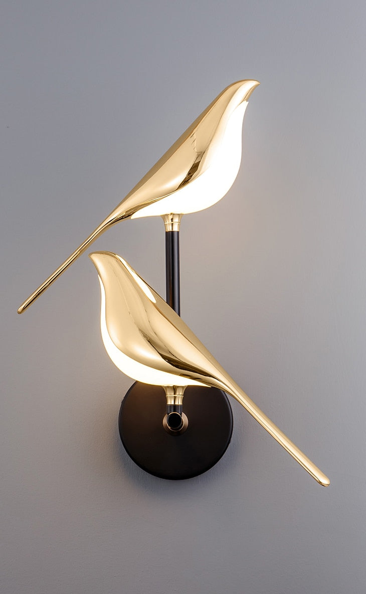 Decorative LED Wall Lamp with Bird Design – Adjustable Light Color and Orientation 8