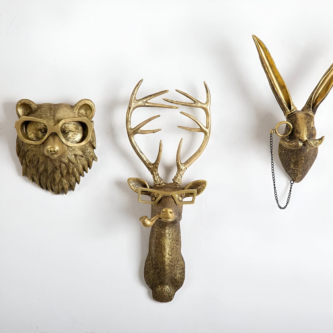 Decorative Wall Hook in Animal Design – Stylish Coat Hooks for Home Organization, High-Quality Synthetic Resin 1