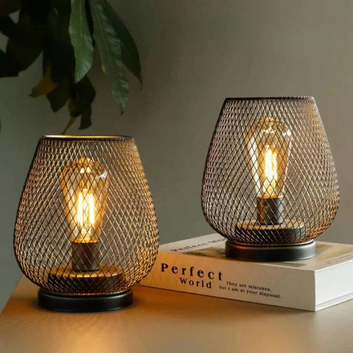 Dimmable LED Lantern Set – Battery Operated Metal Lanterns for Elegant Indoor and Outdoor Lighting 0
