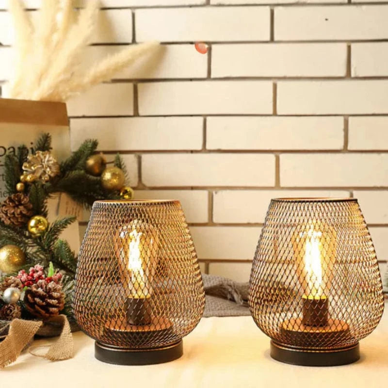 Dimmable LED Lantern Set – Battery Operated Metal Lanterns for Elegant Indoor and Outdoor Lighting 5