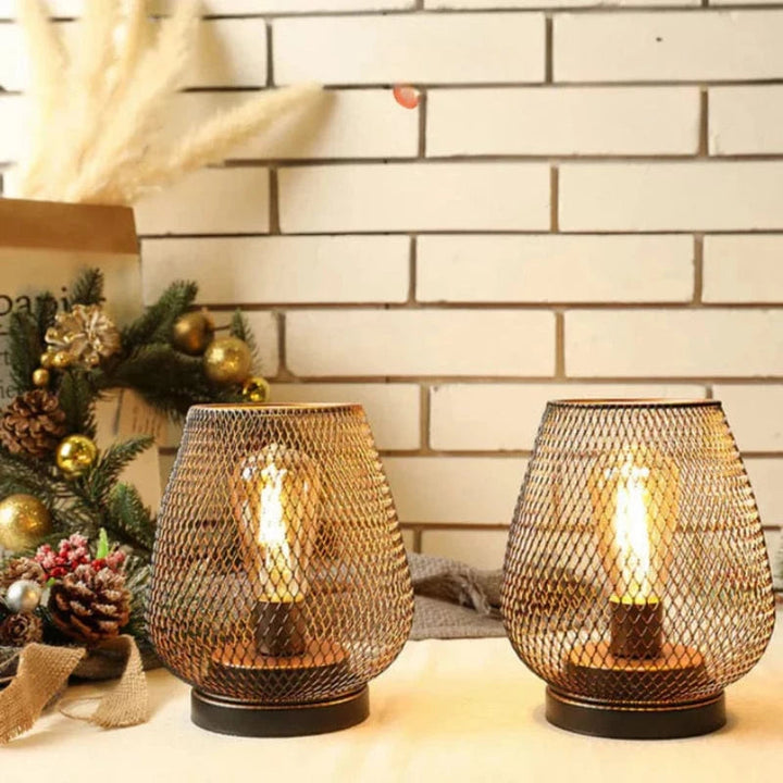 Dimmable LED Lantern Set – Battery Operated Metal Lanterns for Elegant Indoor and Outdoor Lighting 5