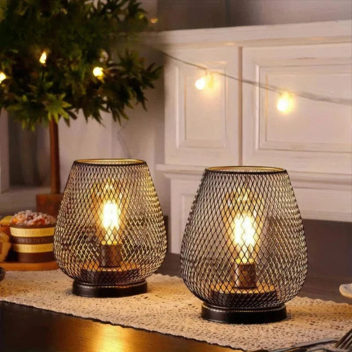 Dimmable LED Lantern Set – Battery Operated Metal Lanterns for Elegant Indoor and Outdoor Lighting 6