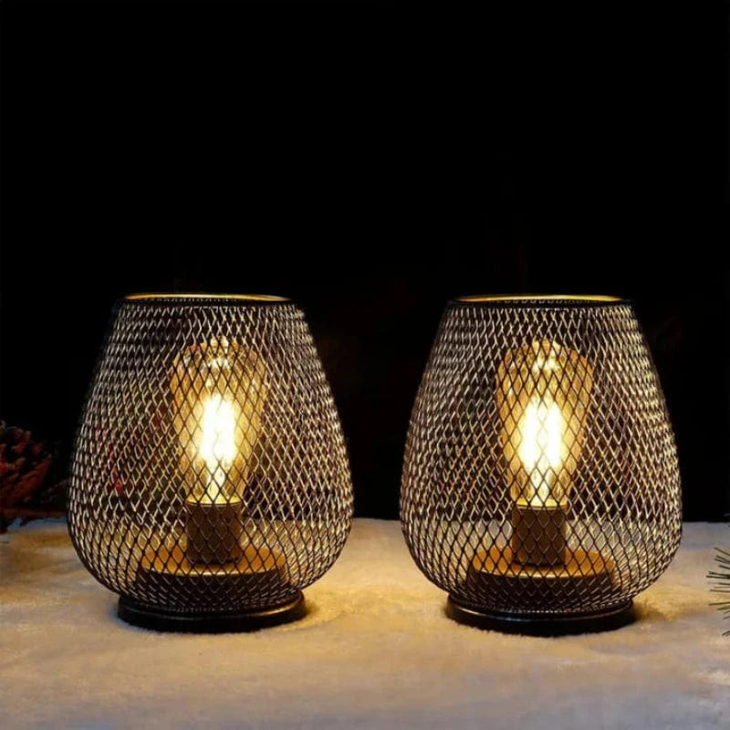 Dimmable LED Lantern Set – Battery Operated Metal Lanterns for Elegant Indoor and Outdoor Lighting 7