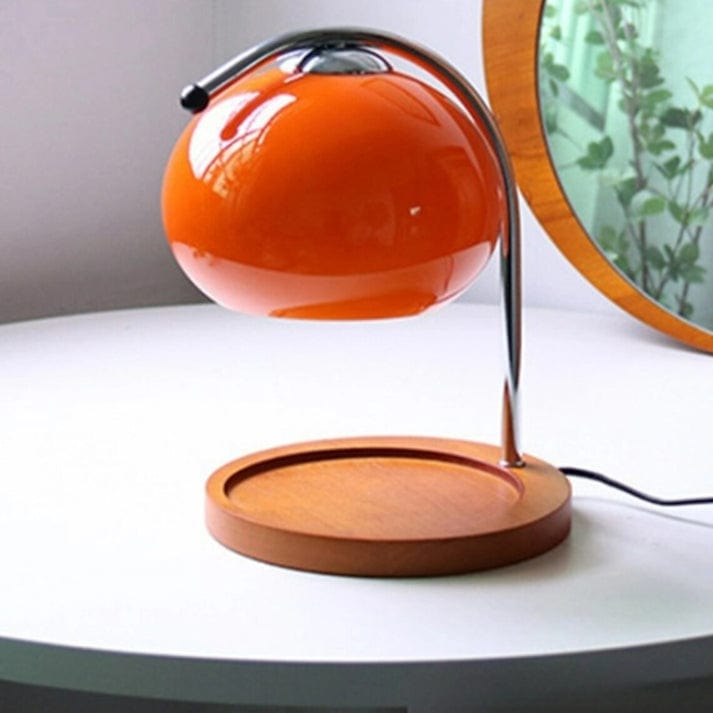 Dimmable LED Table Lamp with Retro Glass Design – Cozy Candle Warmer for Stylish Home Decor 2