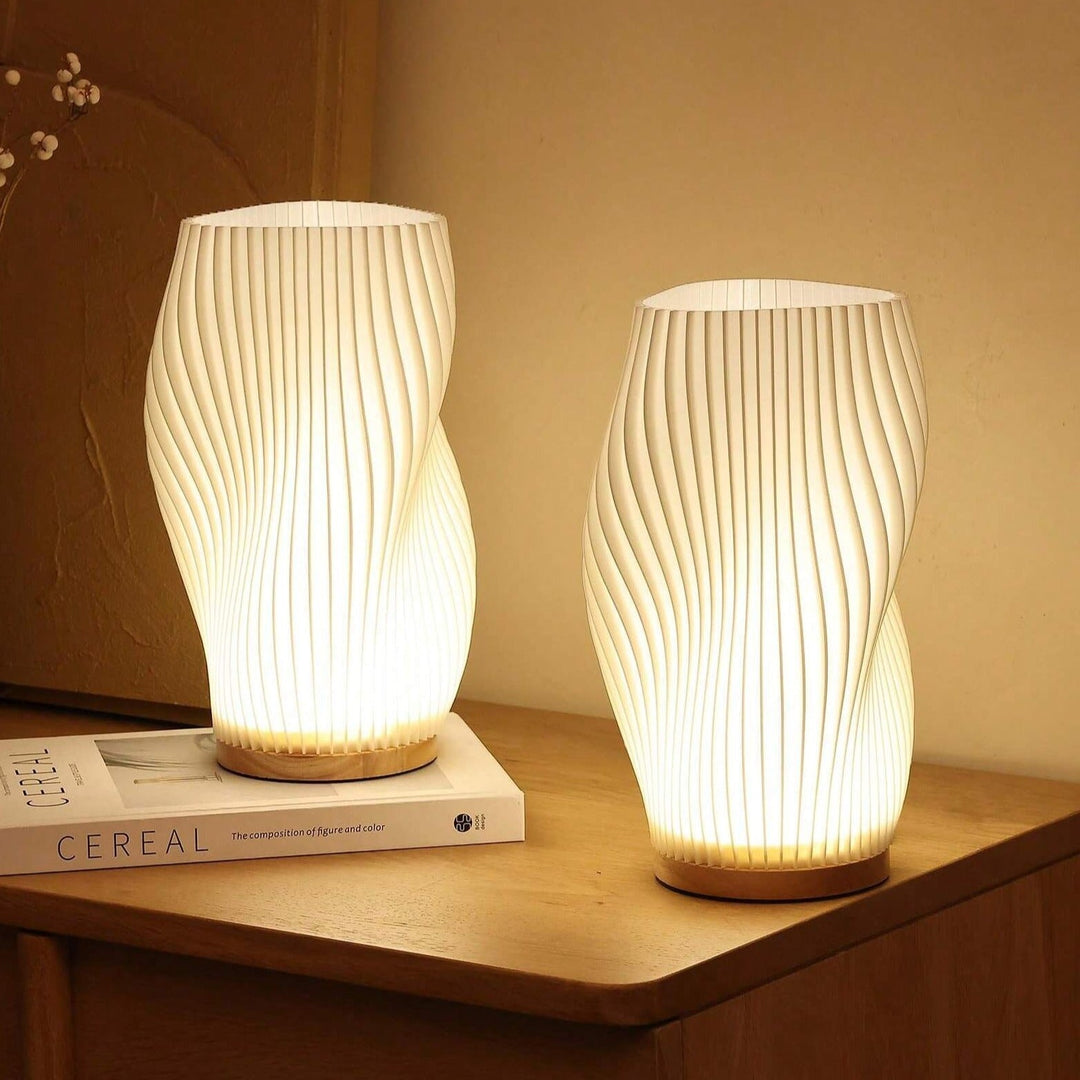 Dimmable Table Lamp with USB Charging – Stylish Desk and Bedside Lamp for Bedroom and Nightstand 0