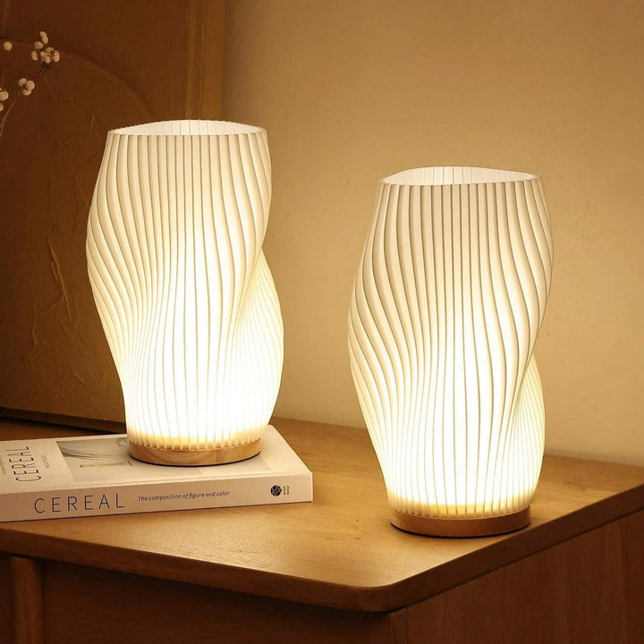 Dimmable Table Lamp with USB Charging – Stylish Desk and Bedside Lamp for Bedroom and Nightstand 0