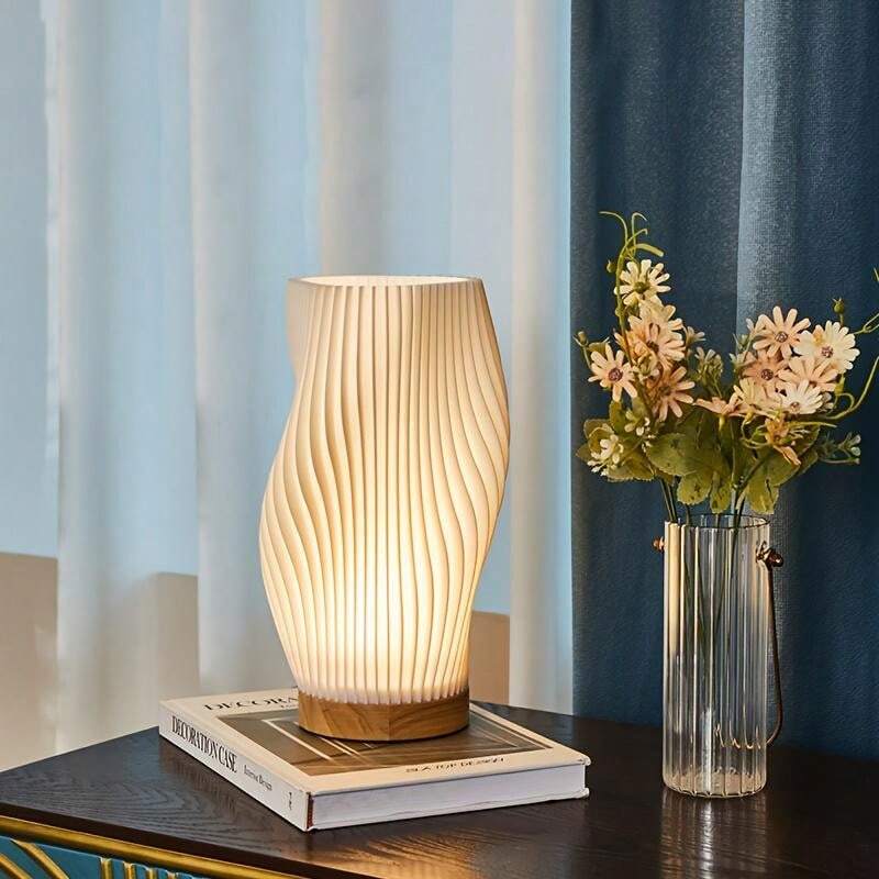 Dimmable Table Lamp with USB Charging – Stylish Desk and Bedside Lamp for Bedroom and Nightstand 1