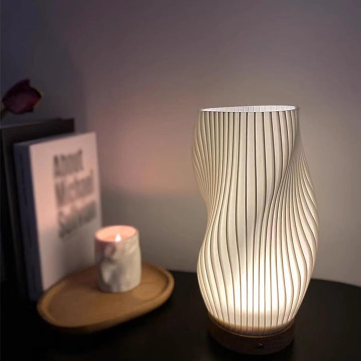 Dimmable Table Lamp with USB Charging – Stylish Desk and Bedside Lamp for Bedroom and Nightstand 5