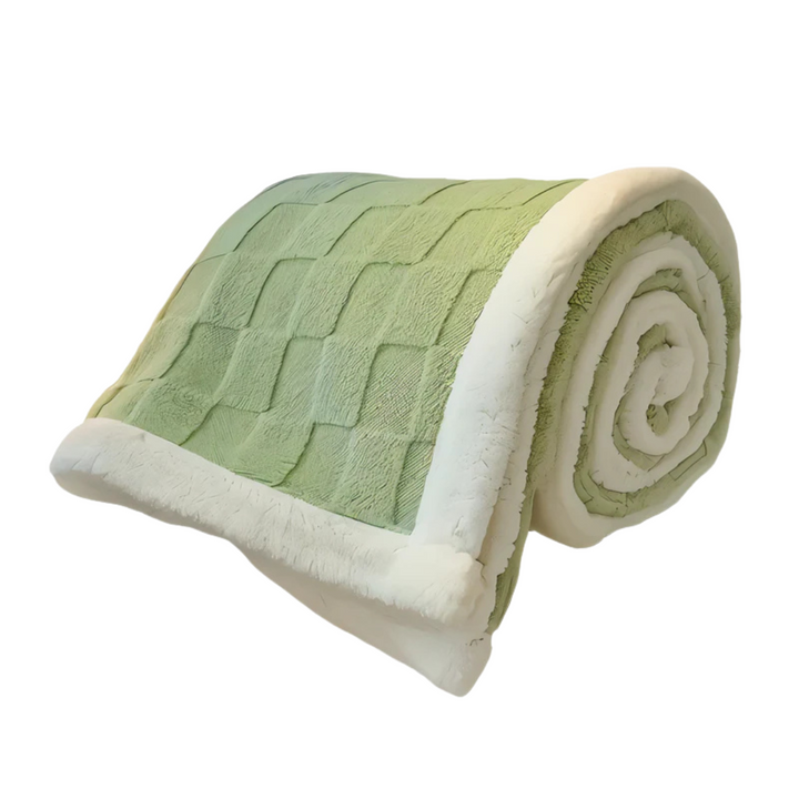 Double-Sided Sherpa and Fleece Blanket – Super Soft Plaid for Ultimate Warmth 4