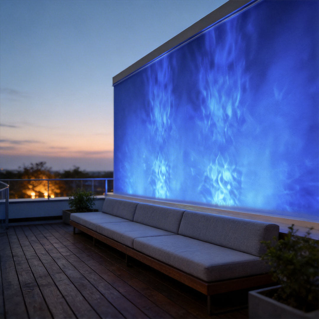 Dynamic LED Outdoor Spotlight with Water Ripple Effect – Low Voltage Landscape Light, Waterproof Garden Illumination 2