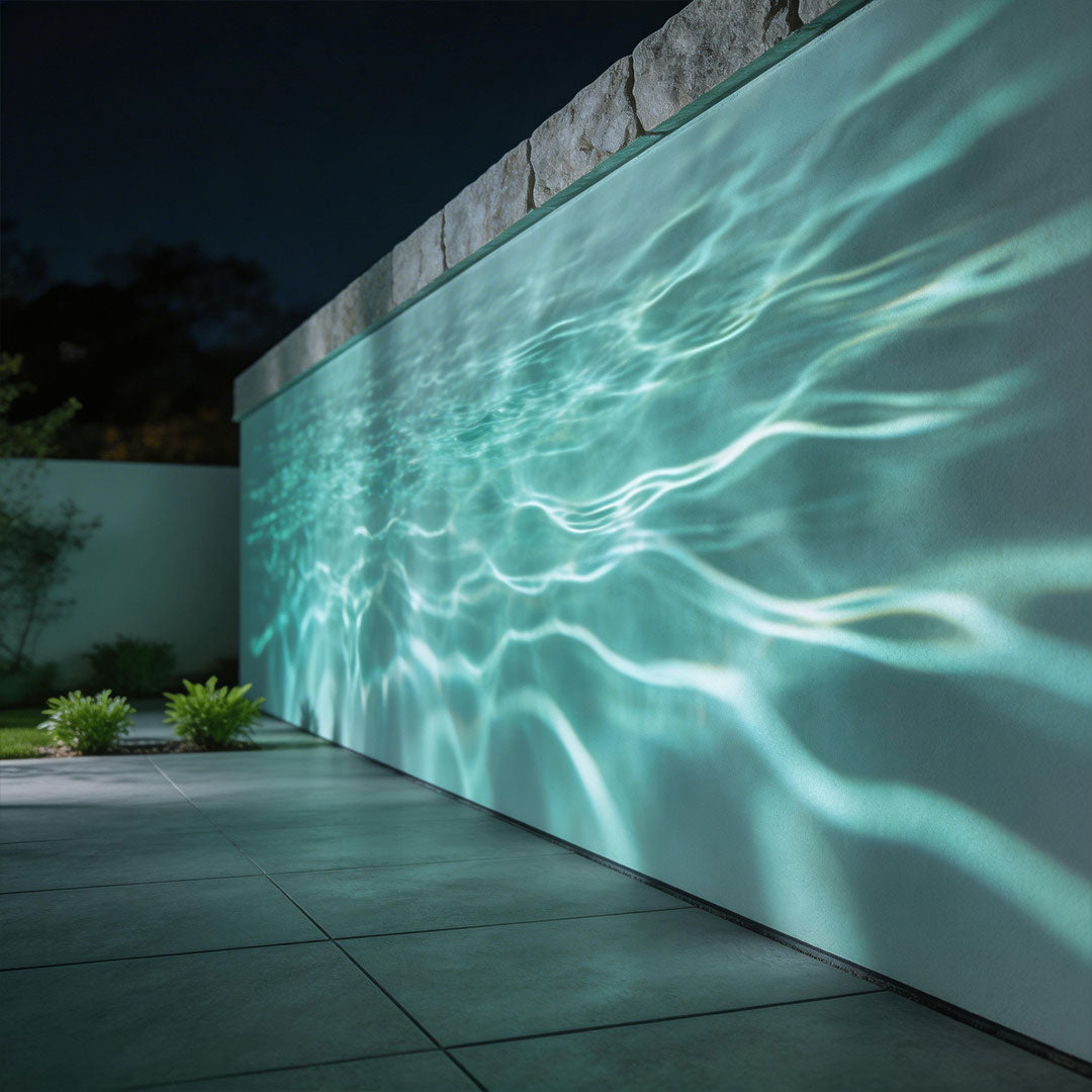 Dynamic LED Outdoor Spotlight with Water Ripple Effect – Low Voltage Landscape Light, Waterproof Garden Illumination 4