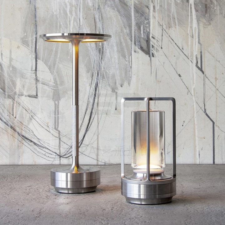 Dynamo LED Table Lamp - Touch Control, Dimmable, Copper & Crystal Finish - Ideal for Bedside or Desk Use 3