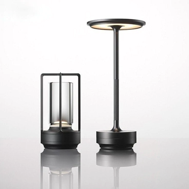 Dynamo LED Table Lamp - Touch Control, Dimmable, Copper & Crystal Finish - Ideal for Bedside or Desk Use 4