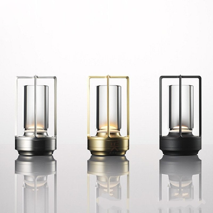 Dynamo LED Table Lamp - Touch Control, Dimmable, Copper & Crystal Finish - Ideal for Bedside or Desk Use 6