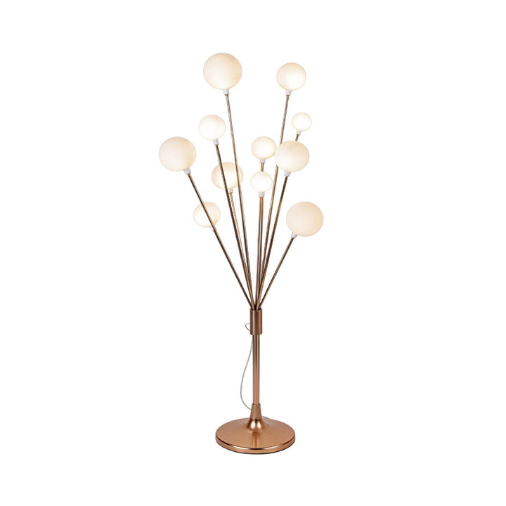Elegant Floor Lamp Decor with Happiness Fruit Tree Design – Gold and Silver Options 0