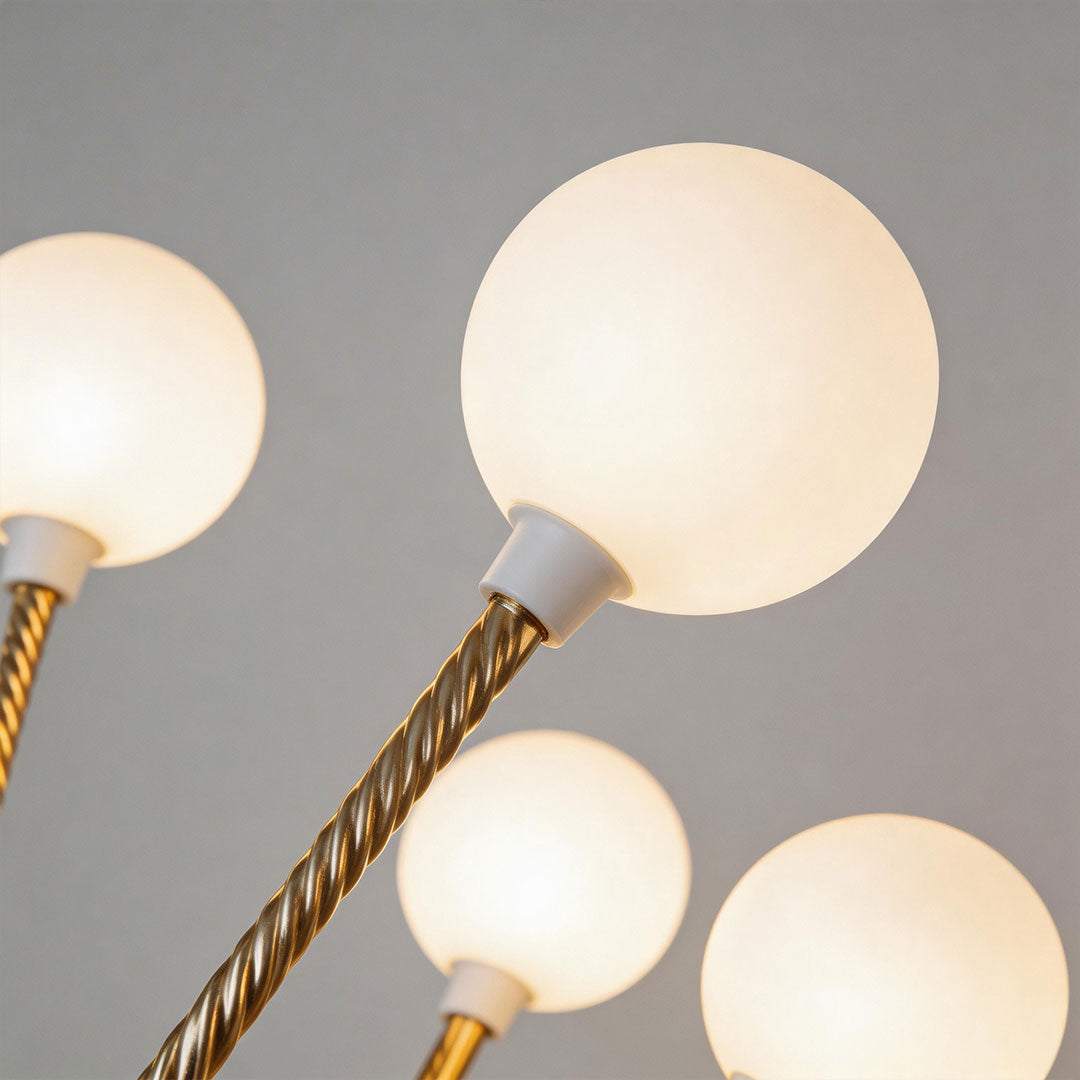 Elegant Floor Lamp Decor with Happiness Fruit Tree Design – Gold and Silver Options 8